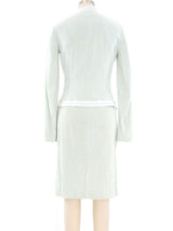 Rochas Mint Skirt Suit with Net Overlay Suit arcadeshops.com