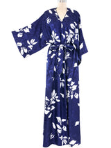 Mary McFadden Satin Wrap Style Robe Dress arcadeshops.com