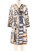 Bessi Printed Velvet Dress Dress arcadeshops.com