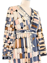 Bessi Printed Velvet Dress Dress arcadeshops.com