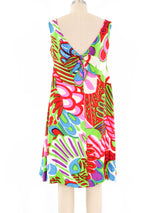1960's Graphic Printed Dress Dress arcadeshops.com