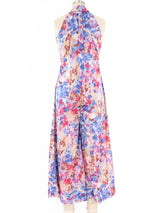 1970's Abstract Mosaic Printed Jumpsuit Jumpsuit arcadeshops.com