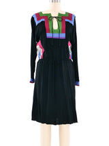 Janice Wainwright Colorblock Peasant Dress Dress arcadeshops.com