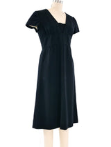 1960's Courreges Black Shift Dress Dress arcadeshops.com