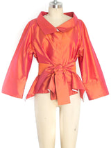 Armani Architectural Silk Jacket Jacket arcadeshops.com