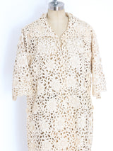 Ivory Lace Duster Jacket arcadeshops.com