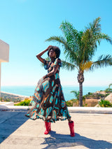 Nina Ricci Silk Chiffon Printed Dress Dress arcadeshops.com