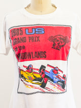 1985 US Grand Prix Graphic Tee T-shirt arcadeshops.com
