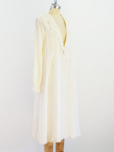 Giorgio di Sant'Angelo Ivory Cotton Dress Dress arcadeshops.com