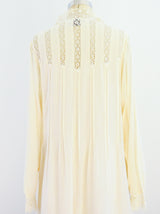 Giorgio di Sant'Angelo Ivory Cotton Dress Dress arcadeshops.com