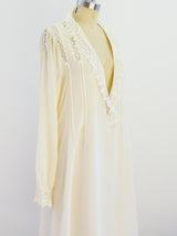 Giorgio di Sant'Angelo Ivory Cotton Dress Dress arcadeshops.com
