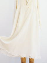 Giorgio di Sant'Angelo Ivory Cotton Dress Dress arcadeshops.com