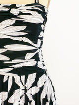 Louis Feraud Tiered Chiffon Dress Dress arcadeshops.com