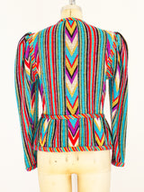 Yves Saint Laurent Ikat Knit Jacket Jacket arcadeshops.com