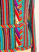 Yves Saint Laurent Ikat Knit Jacket Jacket arcadeshops.com