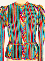 Yves Saint Laurent Ikat Knit Jacket Jacket arcadeshops.com