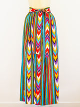 Yves Saint Laurent Ikat Maxi Skirt Skirt arcadeshops.com