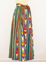 Yves Saint Laurent Ikat Maxi Skirt Skirt arcadeshops.com