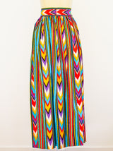 Yves Saint Laurent Ikat Maxi Skirt Skirt arcadeshops.com