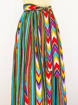 Yves Saint Laurent Ikat Maxi Skirt Skirt arcadeshops.com