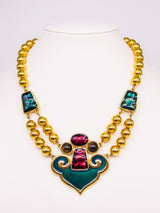 Yves Saint Laurent Poured Glass Necklace Accessory arcadeshops.com