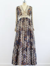 Gunne Sax Batik Maxi Dress Dress arcadeshops.com