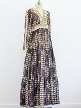 Gunne Sax Batik Maxi Dress Dress arcadeshops.com