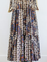 Gunne Sax Batik Maxi Dress Dress arcadeshops.com