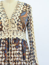 Gunne Sax Batik Maxi Dress Dress arcadeshops.com