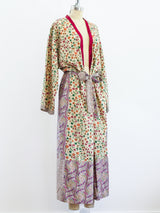 Liberty Mixed Print Belted Robe Dress arcadeshops.com