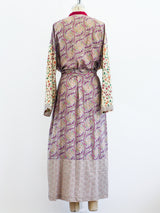 Liberty Mixed Print Belted Robe Dress arcadeshops.com