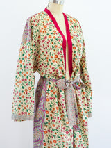 Liberty Mixed Print Belted Robe Dress arcadeshops.com