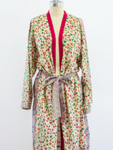 Liberty Mixed Print Belted Robe Dress arcadeshops.com