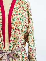 Liberty Mixed Print Belted Robe Dress arcadeshops.com