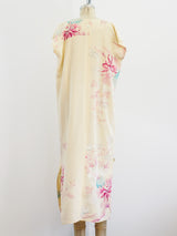 Upcycled Hand Painted Crepe Gown Dress arcadeshops.com