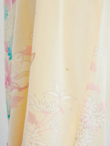 Upcycled Hand Painted Crepe Gown Dress arcadeshops.com