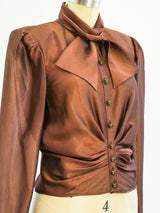 Ungaro Top with Rusched Waist Top arcadeshops.com