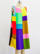 1960's Colorblock Tank Dress Dress arcadeshops.com