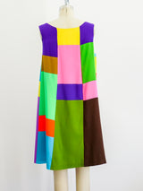 1960's Colorblock Tank Dress Dress arcadeshops.com