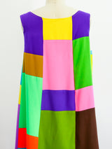 1960's Colorblock Tank Dress Dress arcadeshops.com