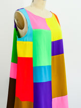 1960's Colorblock Tank Dress Dress arcadeshops.com