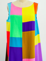 1960's Colorblock Tank Dress Dress arcadeshops.com