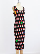Gianni Versace Ladybug Print Tank Dress Dress arcadeshops.com