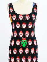 Gianni Versace Ladybug Print Tank Dress Dress arcadeshops.com