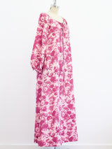 Yves Saint Laurent Floral Silk Maxi Dress Dress arcadeshops.com
