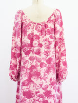Yves Saint Laurent Floral Silk Maxi Dress Dress arcadeshops.com