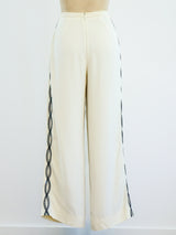 Gianfranco Ferre Sequin Embellished Pants Bottom arcadeshops.com