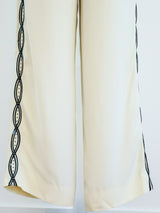 Gianfranco Ferre Sequin Embellished Pants Bottom arcadeshops.com