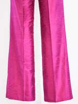 Dolce & Gabbana Hot Pink Silk Pants Bottom arcadeshops.com