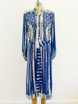 Sequin Embellished Silk Chiffon Dress Dress arcadeshops.com